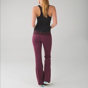 Lululemon Groove Pant (Burgundy)